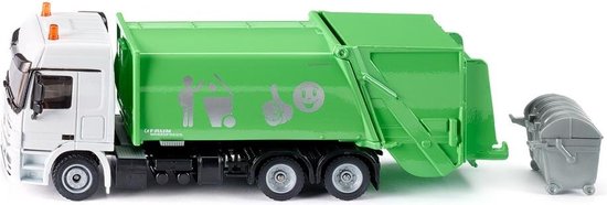 SIKU2938 vuilniswagen incl. vuilnisbak, schaal 1:50, metaal/kunststof