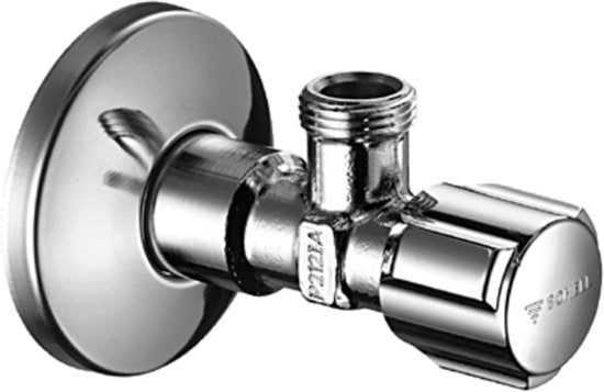 Schell Comfort Haakse-kraan met regelfunctie COMFORT - 1/2"x3/8" chroom