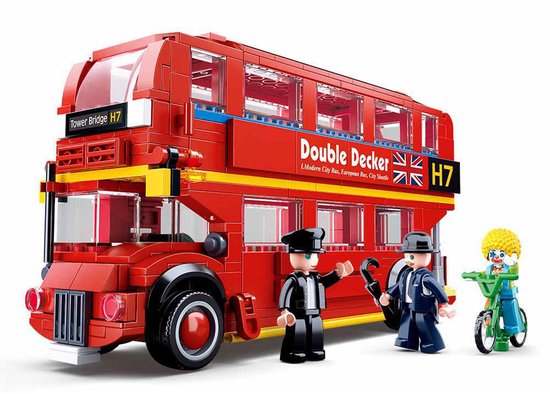 Sluban ModelBricks Londen Dubbeldekker Bus bouwspeelgoed