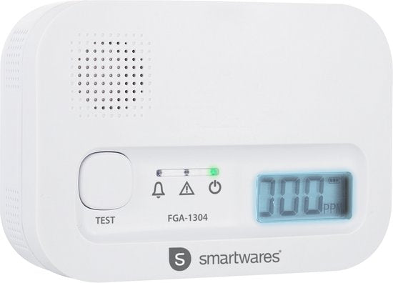 Smartwares FGA-13041 - Koolmonoxidemelder CO melder