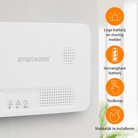 Smartwares FGA-13051 - Koolmonoxidemelder CO melder
