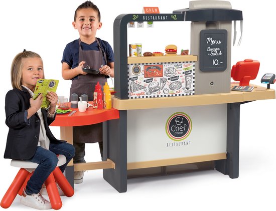 Smoby - Restaurant keuken - Vanaf 3 jaar.