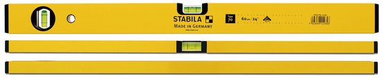 Stabila blokwaterpas - type 70 - 30cm geel - 02281