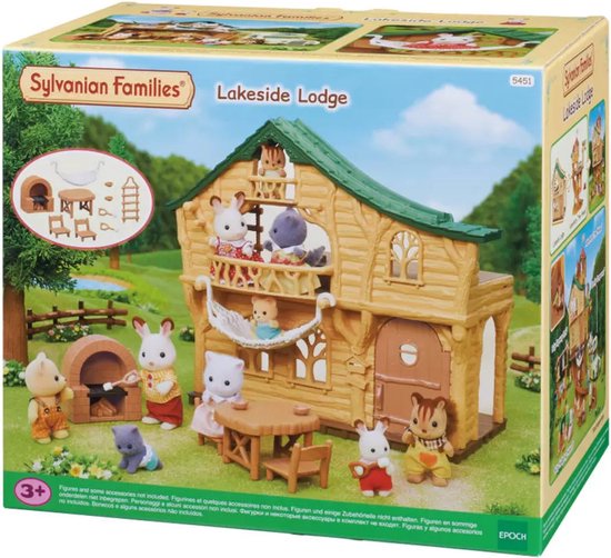 Sylvanian Families 5708- Groot poppenhuis met geheime speelkamer- poppenhuis- te combineren met Startershuis ( 5567) tot een mega poppenhuis