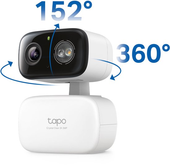 Tapo C216 Beveiligingscamera binnen/buiten- 2K 3MP- AI detectie- IP65- Wifi Camera