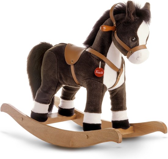 Trudi Hobbelfiguur Hobbelpaard Bruin - Voor jongens en meisjes vanaf 10 maanden - 34x58x78 cm