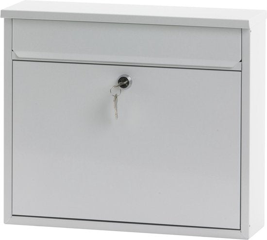 V-Part - Wandbrievenbus Granadan - Galvanized steel Powder Coated - wit - Brievenbus