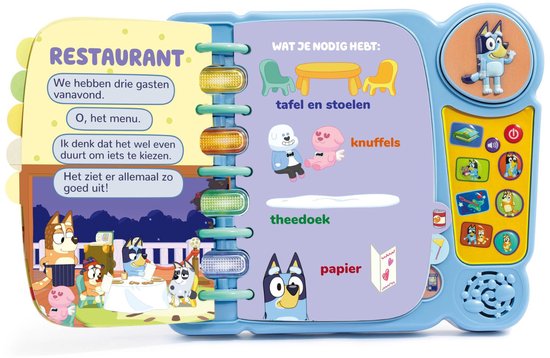 VTech Bluey - Interactief Spellenboek - Speelgoed - 400+ Melodietjes en Geluidjes - Speelgoed vanaf 3 jaar en ouder