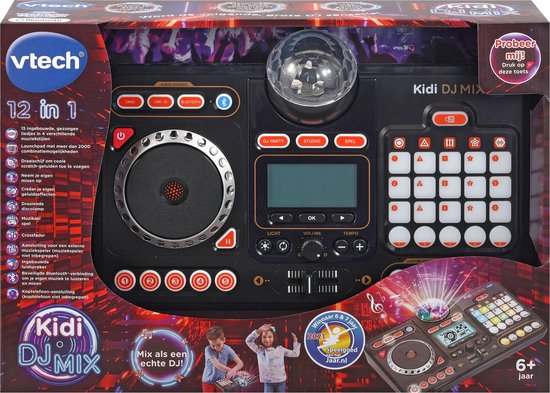 VTech Kidi DJ Mix - DJ Set Kinderen - Muziekspeler - DJ Mengpaneel - DJ Mixer Kids - Educatief Speelgoed Cadeau - Kinderspeelgoed 6+ Jaar