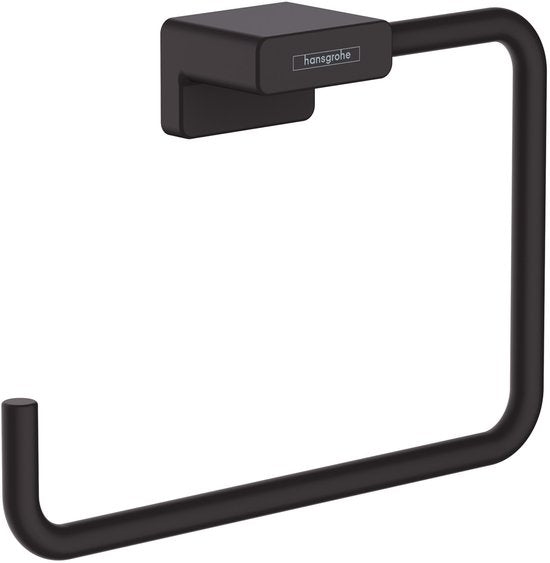 hansgrohe AddStoris handdoekring mat zwart