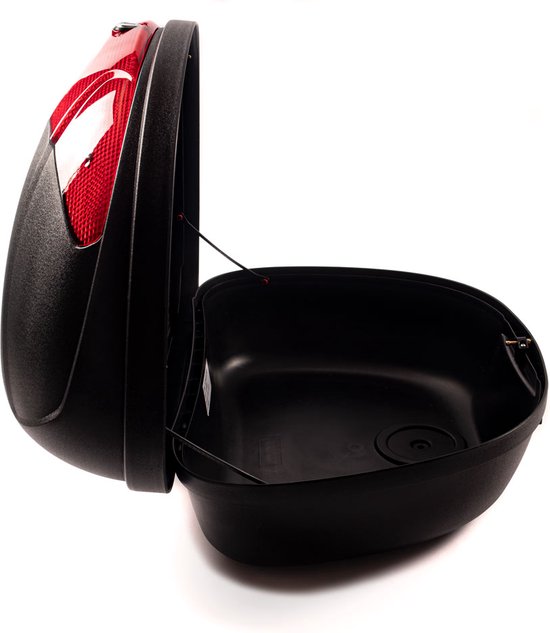 VINZ Milano Topkoffer / Topcase - Koffer voor Scooter of Motor - Universeel - 48 Liter