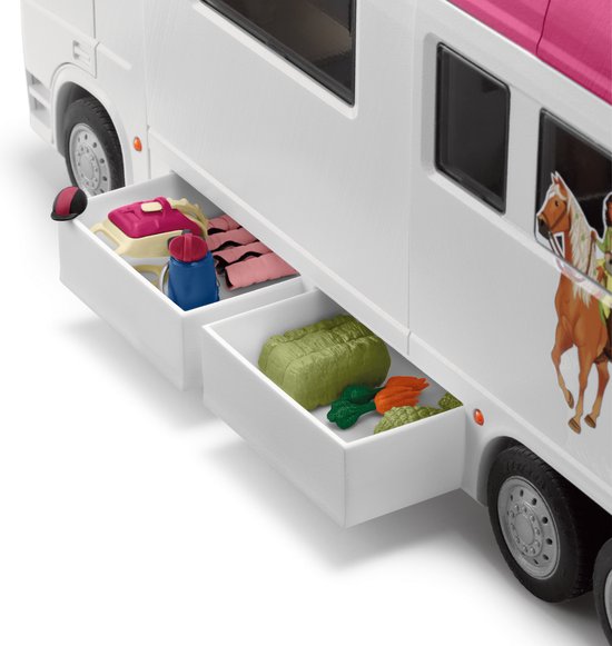 schleich HORSE CLUB - Paardenvrachtwagen - Paarden Speelgoed - 227 onderdelen - 42619
