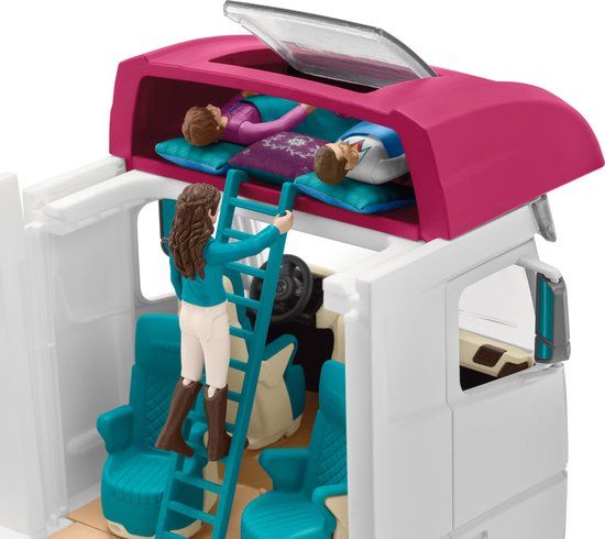schleich HORSE CLUB - Paardenvrachtwagen - Paarden Speelgoed - 227 onderdelen - 42619